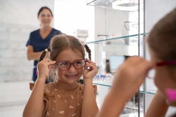 Friendly optical store team